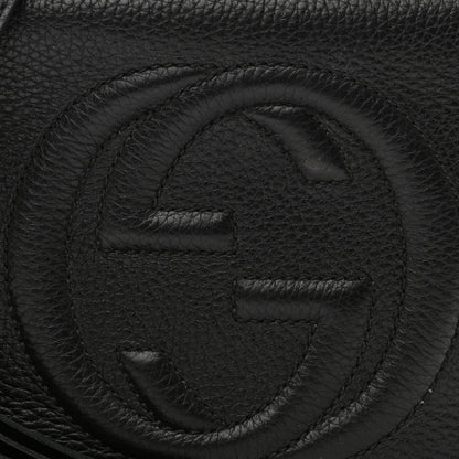 Gucci Pebbled Calfskin Small Soho Disco Bag Black 8 of 14