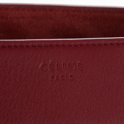 Celine Supple Calfskin Medium Phantom Luggage Red 7 of 13