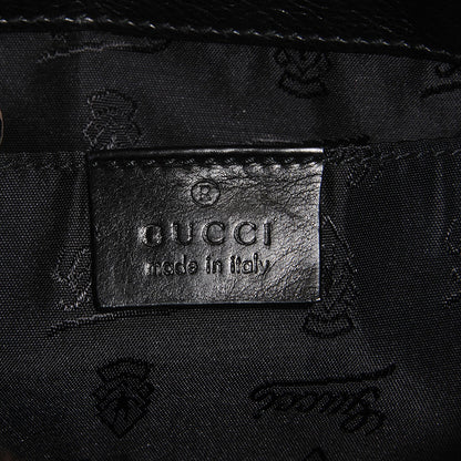 Gucci Calfskin Studded Babouska Clutch Black 6 of 9