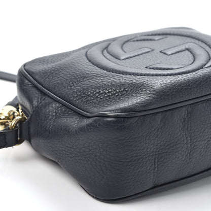 Gucci Pebbled Calfskin Small Soho Disco Bag Blue 5 of 15
