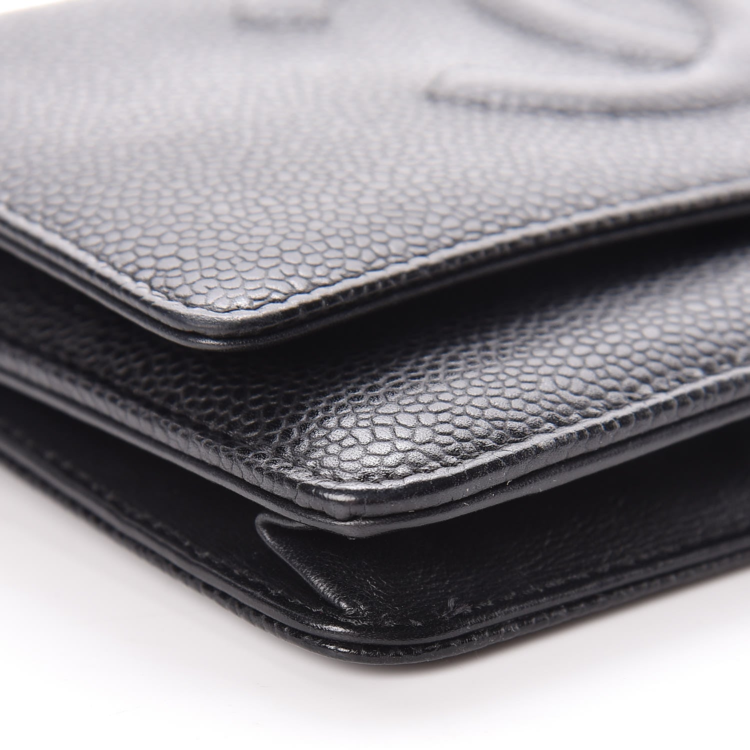 Chanel Caviar Timeless CC Wallet On Chain WOC Black 15 of 16