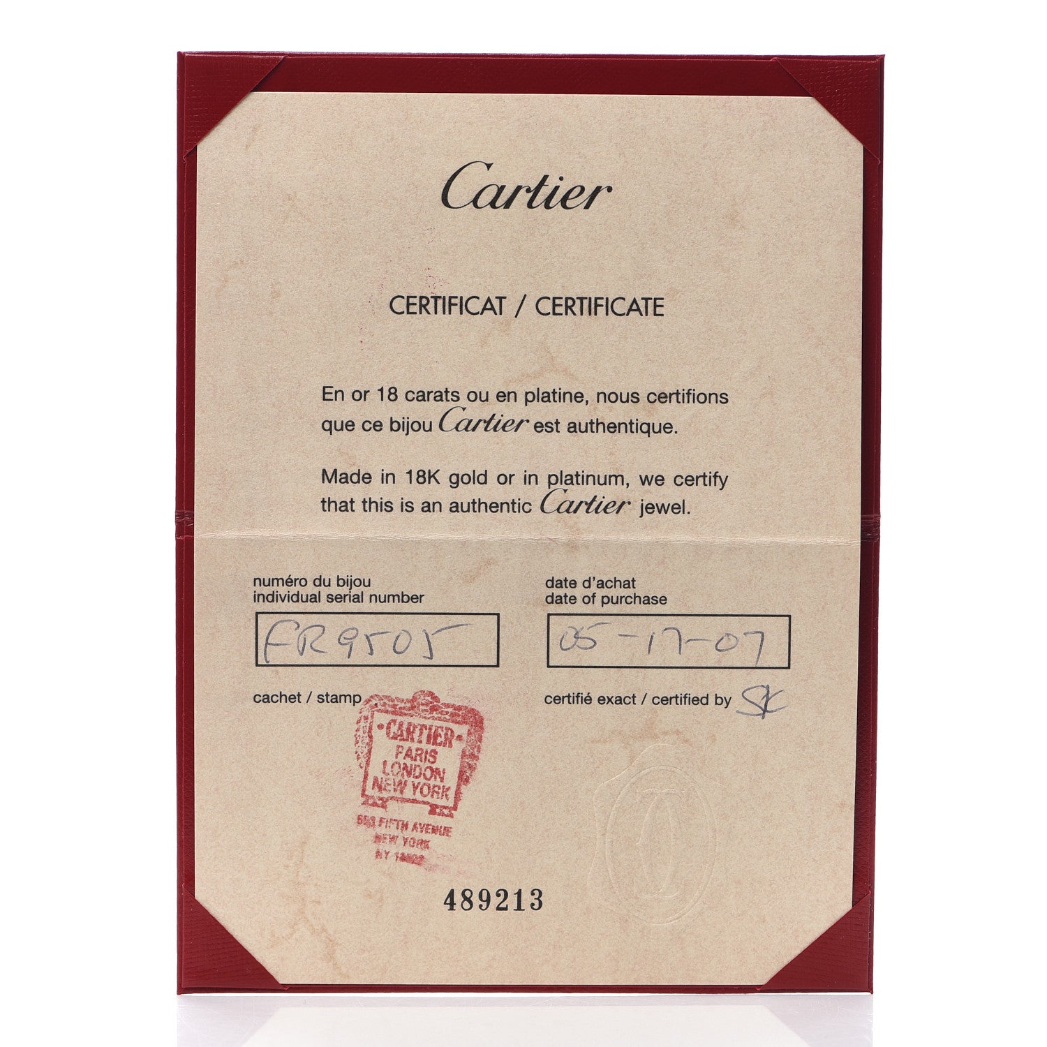 Cartier 18K Yellow Gold 5.5mm Engraved LOVE Ring 47 4 5 of 6
