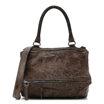 Givenchy Tumbled Sheepskin Medium Pandora Charcoal 1 of 7