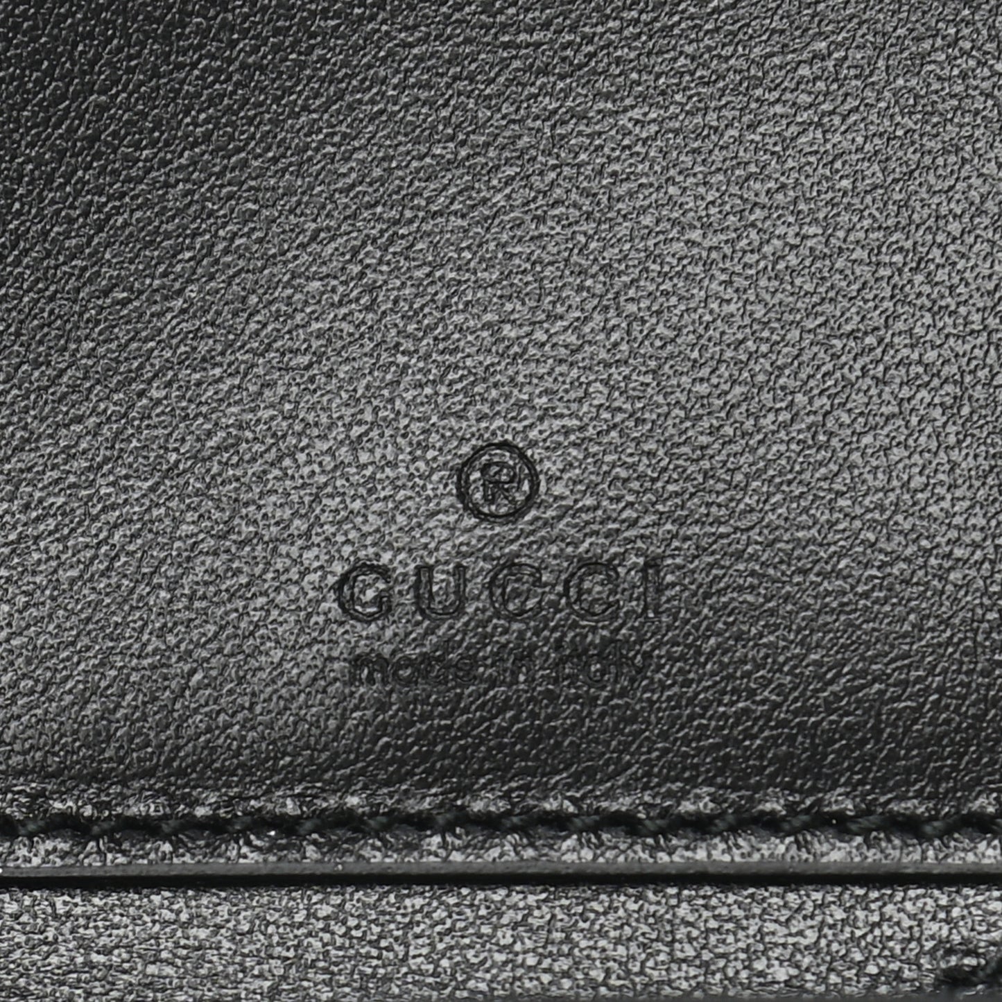 Calfskin Logo Zip Around Wallet Black