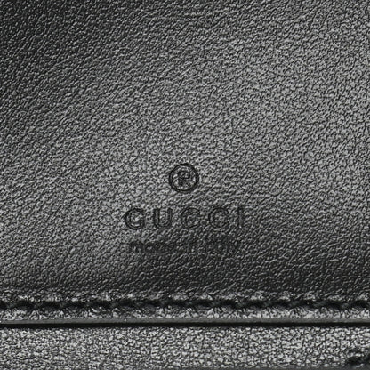 Gucci Calfskin Logo Zip Around Wallet Black 6 of 7