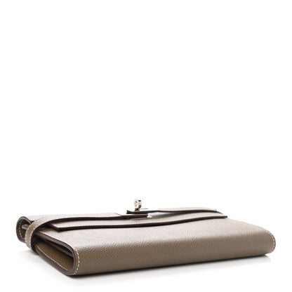 Hermes Epsom Kelly Longue Wallet Etoupe 4 of 8