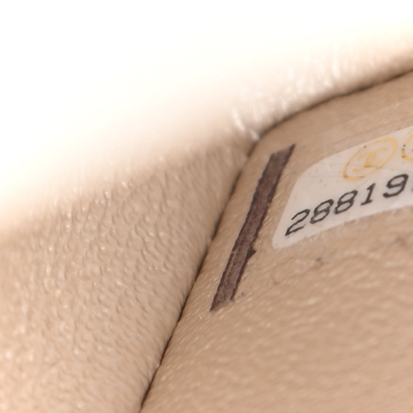 Metallic Sheepskin Quilted 2.55 Reissue Mini Flap Beige