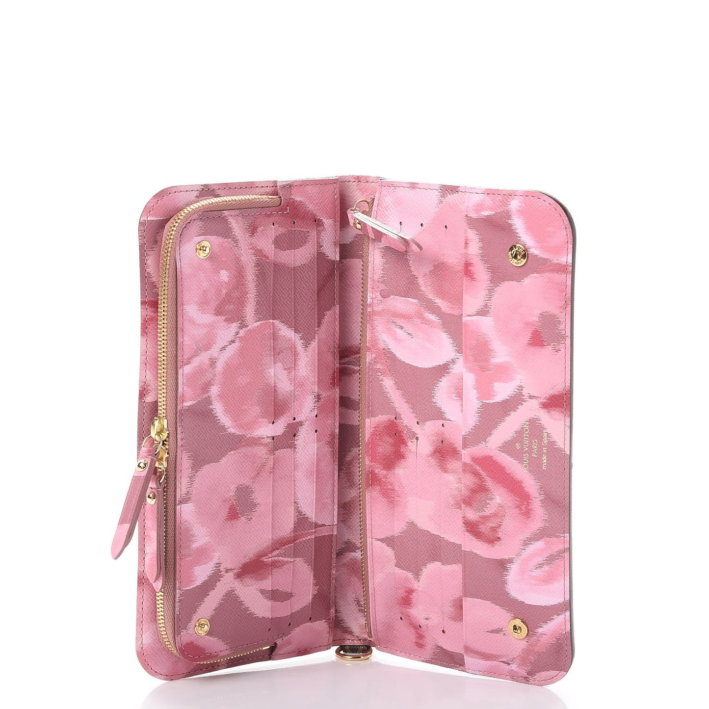 Monogram Articles de Voyage Ikat Insolite Wallet Rose Velours