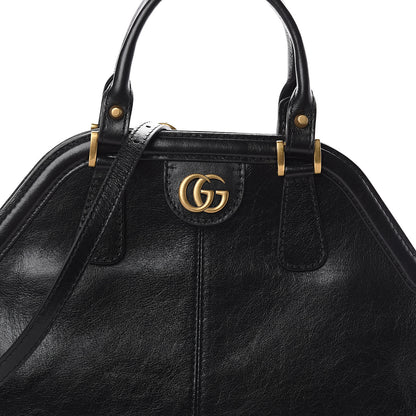Gucci Calfskin Medium Re(Belle) Top Handle Bag Black 6 of 8