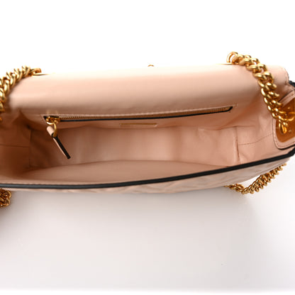 Fendi Nappa Small FF Embossed Midi Chain Baguette Light Rose 4 of 7