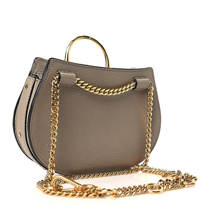 Chloe Calfskin Suede Medium Pixie Shoulder Bag Motty Grey 3 of 9