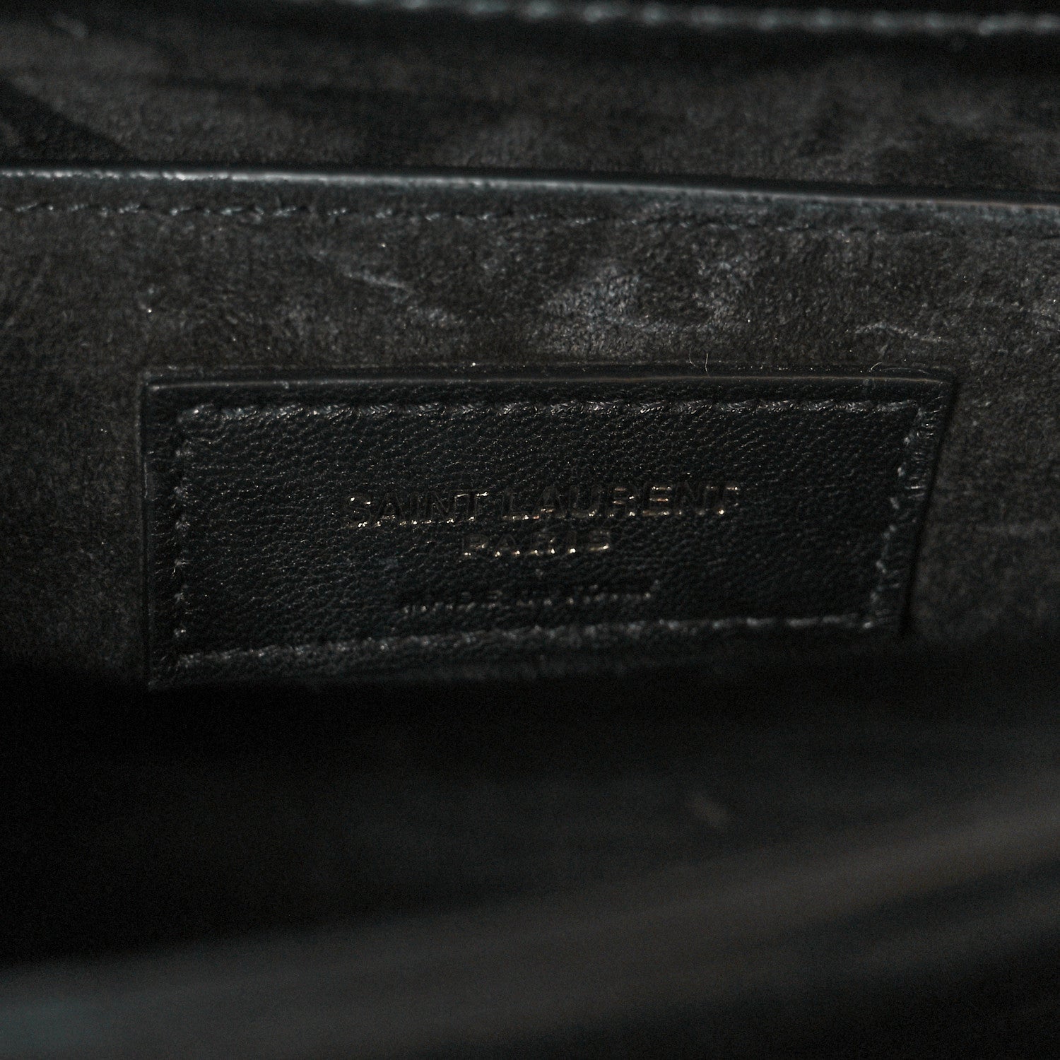 Saint Laurent Calfskin Medium Monogram Monochrome Sunset Black 6 of 11