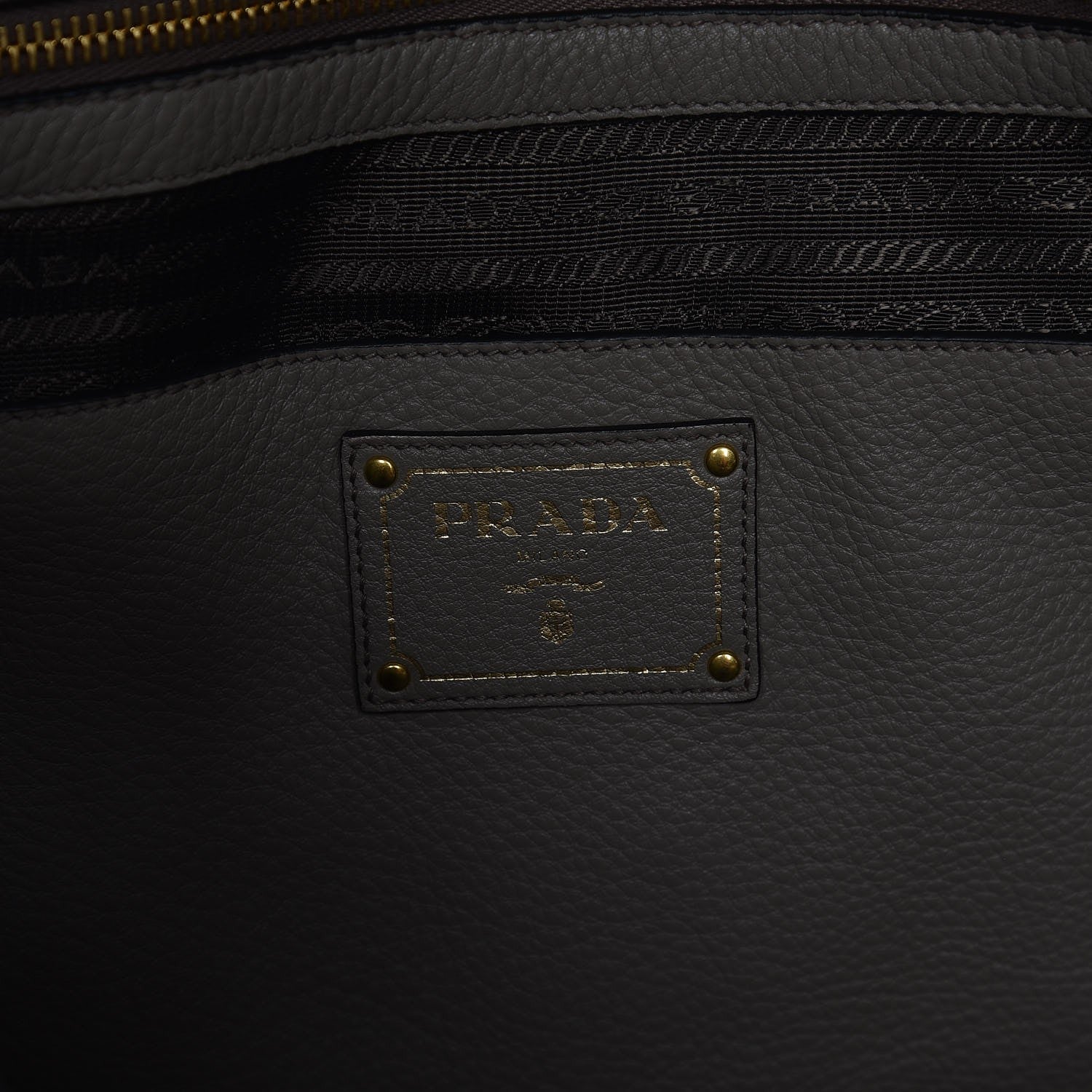 Prada Vitello Phenix Side Zip Tote Argilla 7 of 9