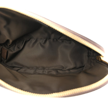 Gucci GG Supreme Monogram Textured Calfskin Web Large Ophidia Cosmetic Case Beige Ebony New Acero 5 of 11