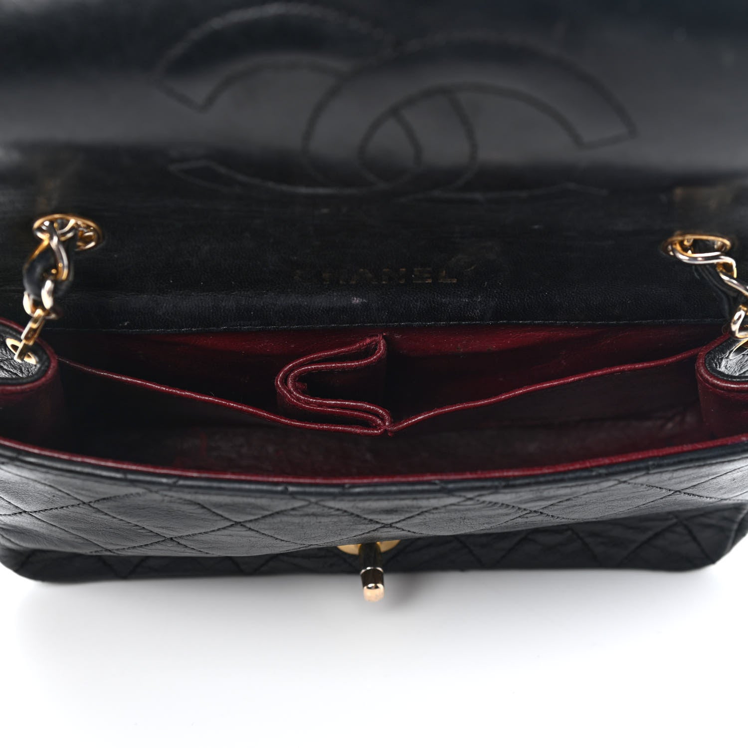 Chanel Lambskin Quilted Small Single Flap Black 5 of 9