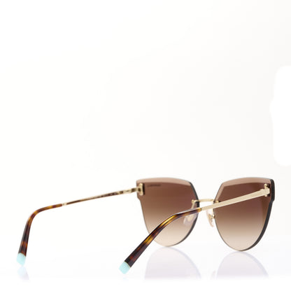 Tiffany Acetate Metal TF3070 Cat Eye Sunglasses Havana Blue 7 of 16