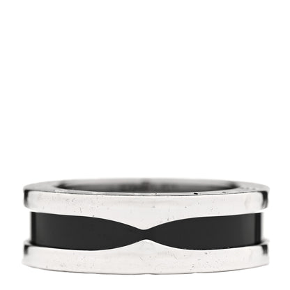 Bulgari Sterling Silver Ceramic Save The Children One-Band Ring 51 5.75 3 of 6
