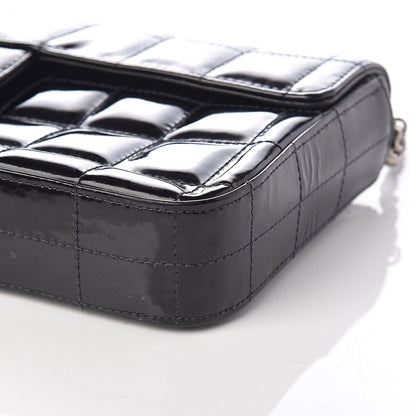 Chanel Patent East West Chocolate Bar Flap Black 10 of 10