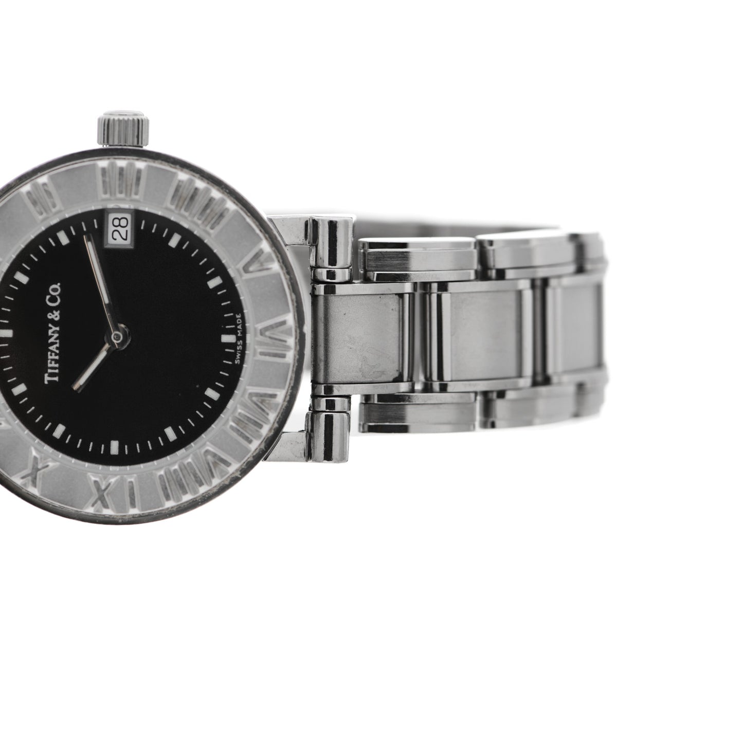 Stainless Steel 25mm Atlas Quartz Watch Black