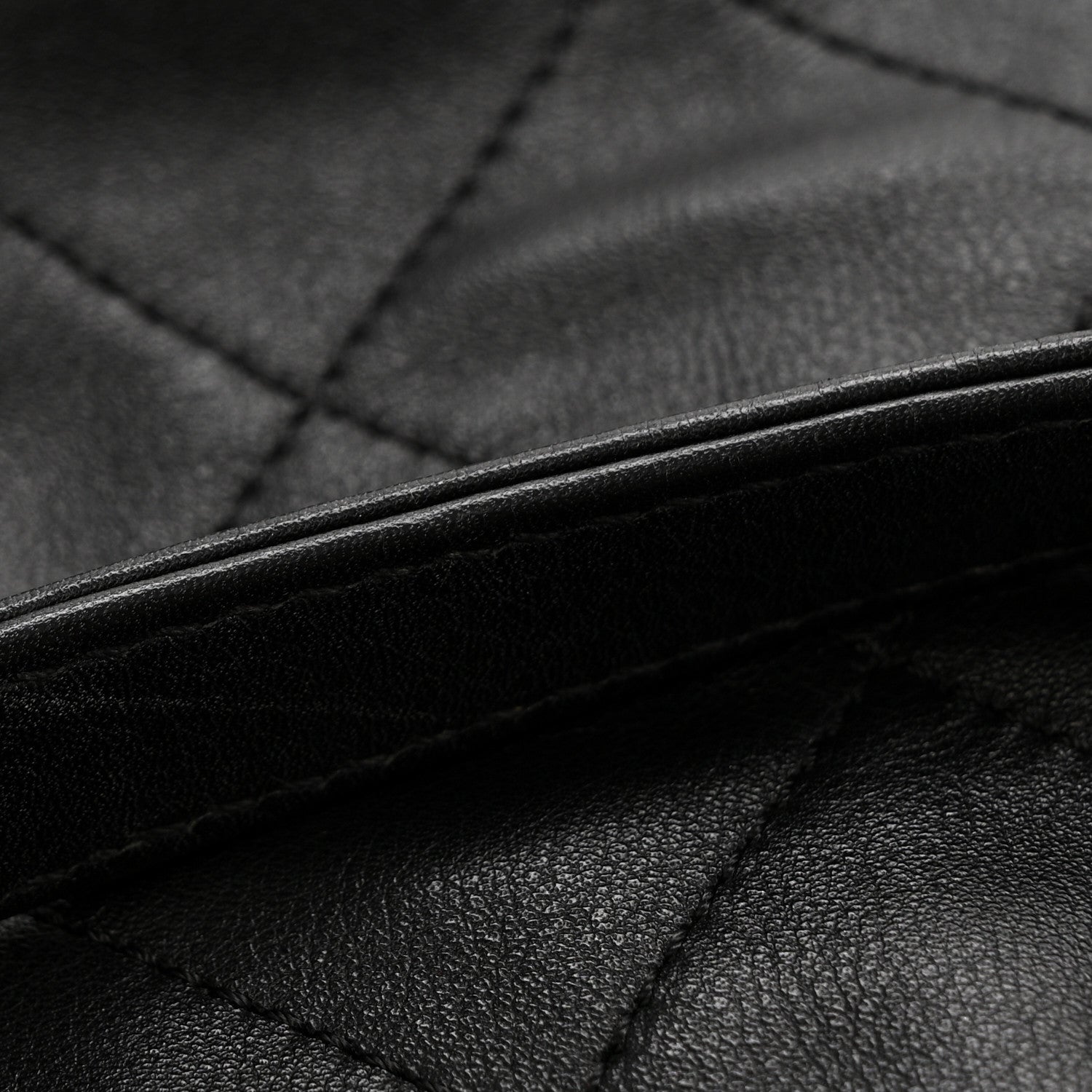 Chanel Calfskin Quilted Large Coco Pleats Tote Black 12 of 13