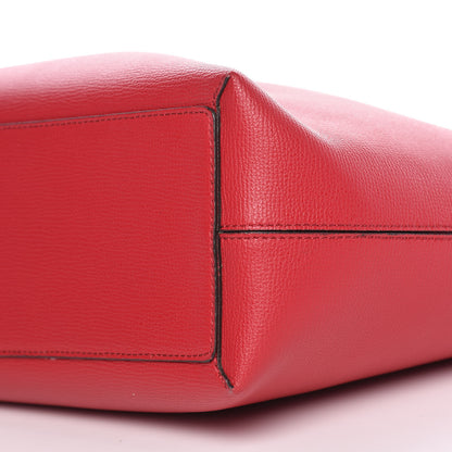 Burberry Haymarket Check Medium Reversible Tote Red 12 of 18