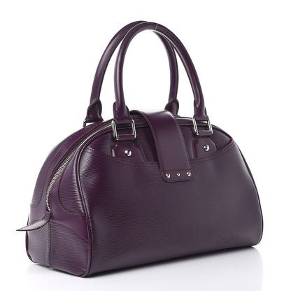 Louis Vuitton Epi Bowling Montaigne GM Cassis 3 of 10