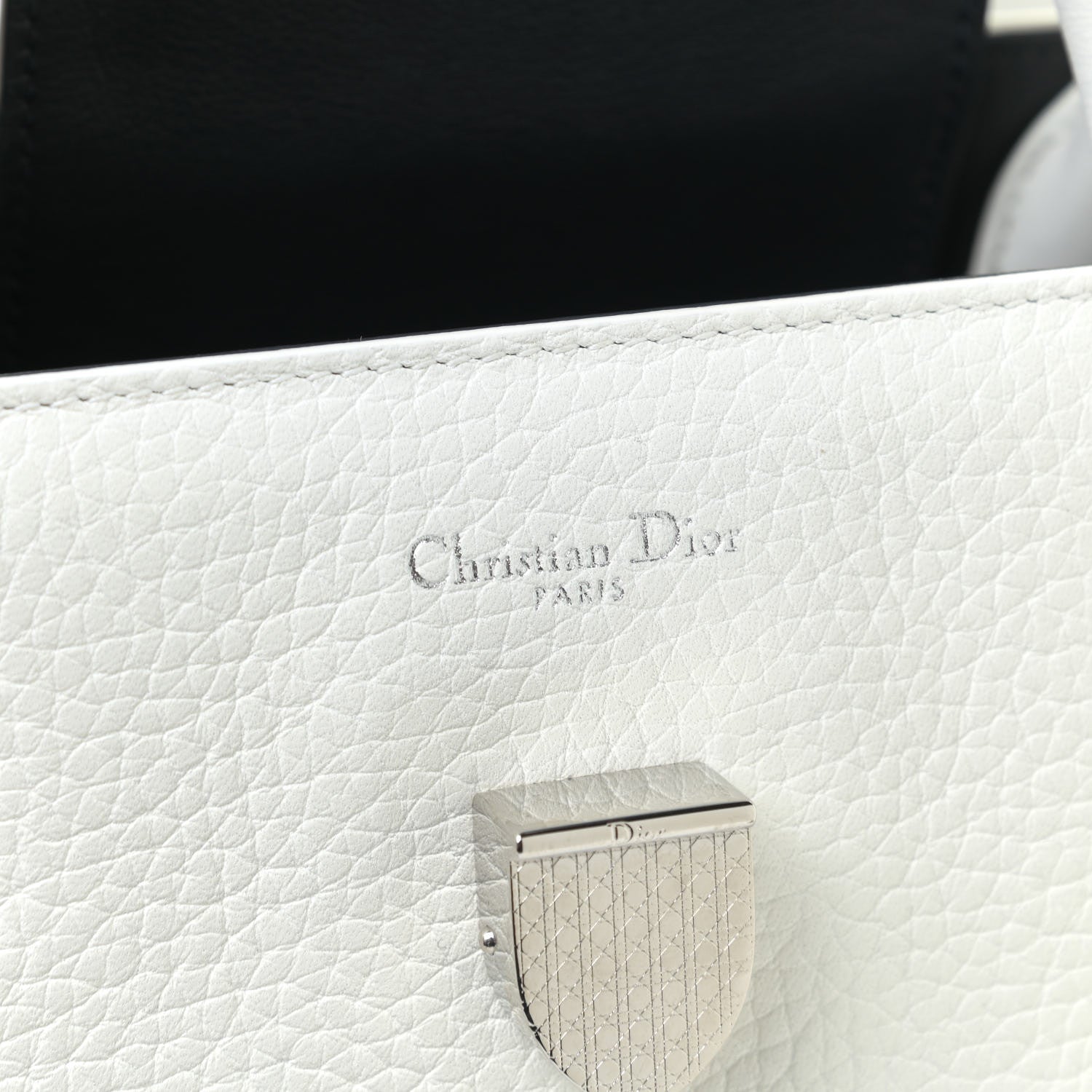 Christian Dior Bullcalf Medium Diorever Flap White 6 of 13