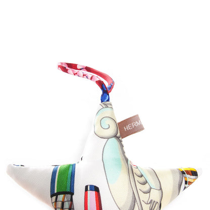 Hermes Silk Petit H Star Ornament Charm 7 of 8