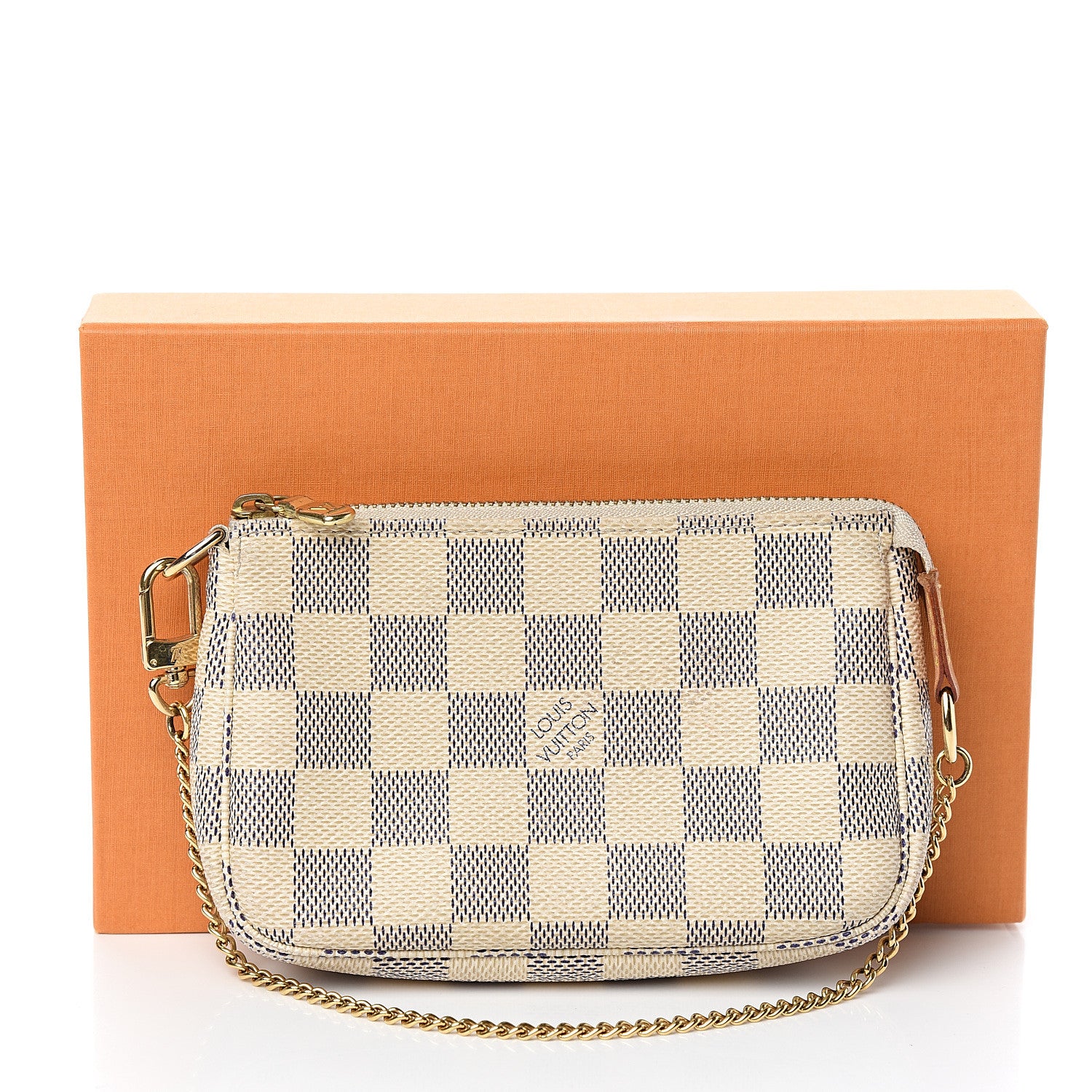 Louis Vuitton Damier Azur Mini Pochette Accessories 9 of 9