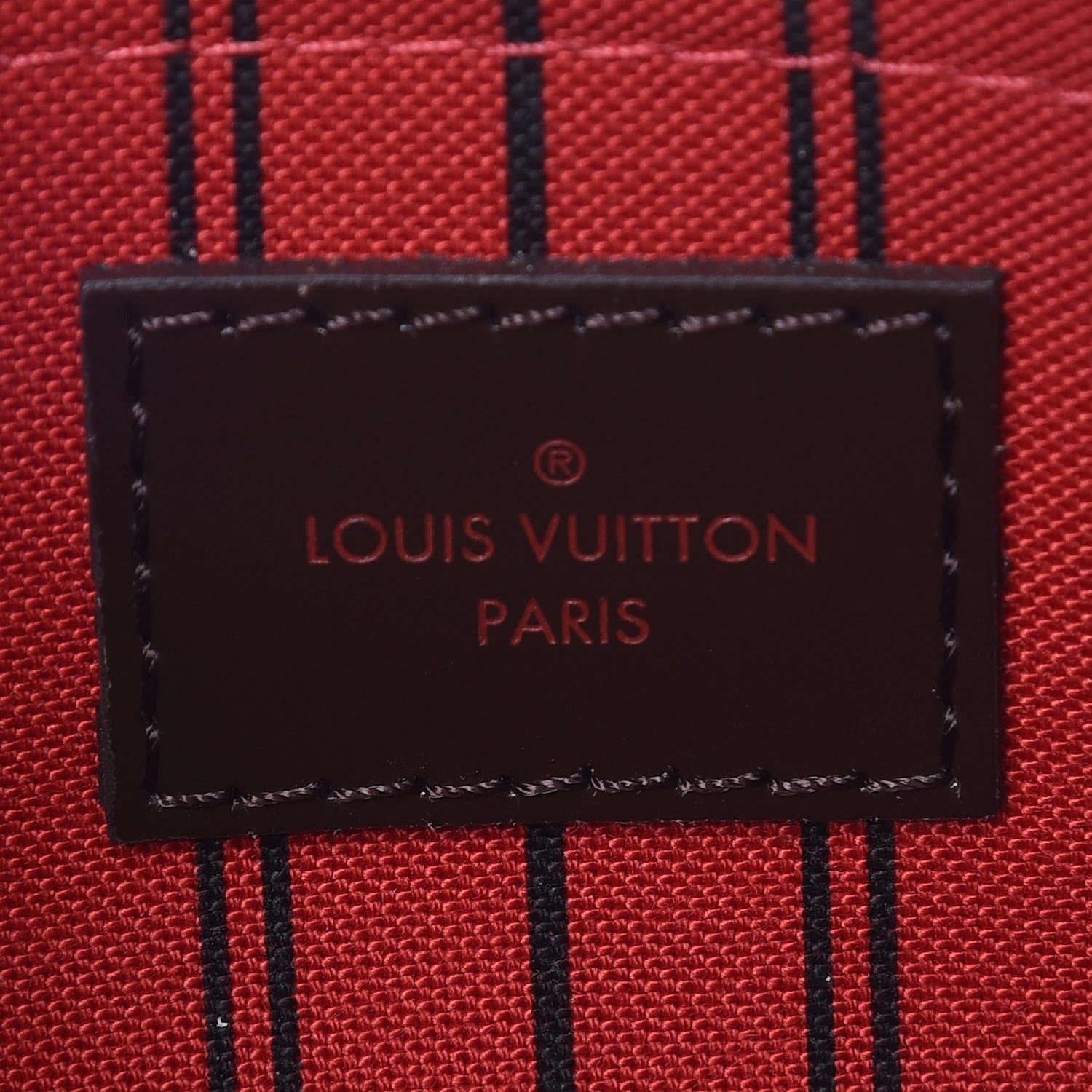 Louis Vuitton Damier Ebene Neverfull MM GM Pochette 6 of 8