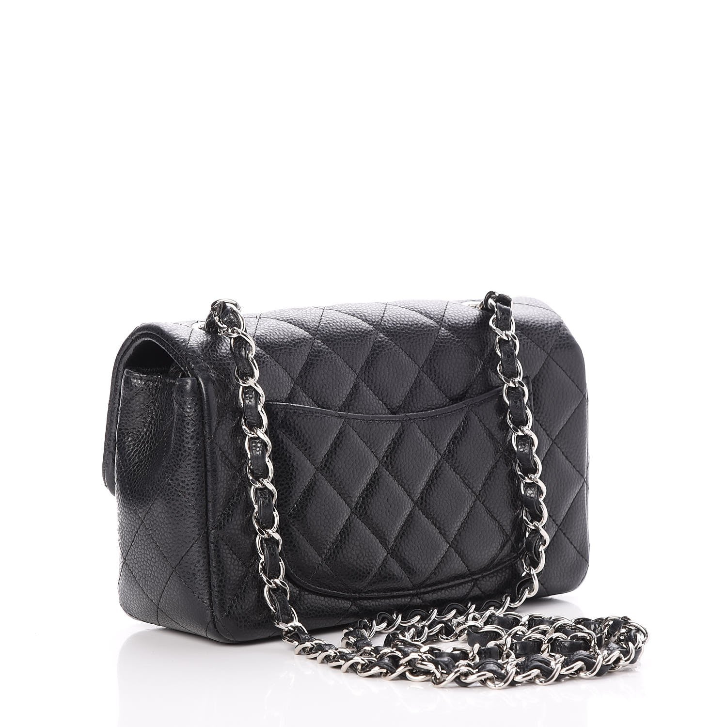 Chanel Caviar Quilted Mini Rectangular Flap Black 3 of 8