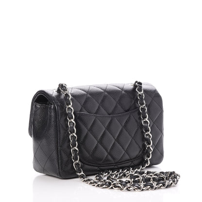 Chanel Caviar Quilted Mini Rectangular Flap Black 3 of 8