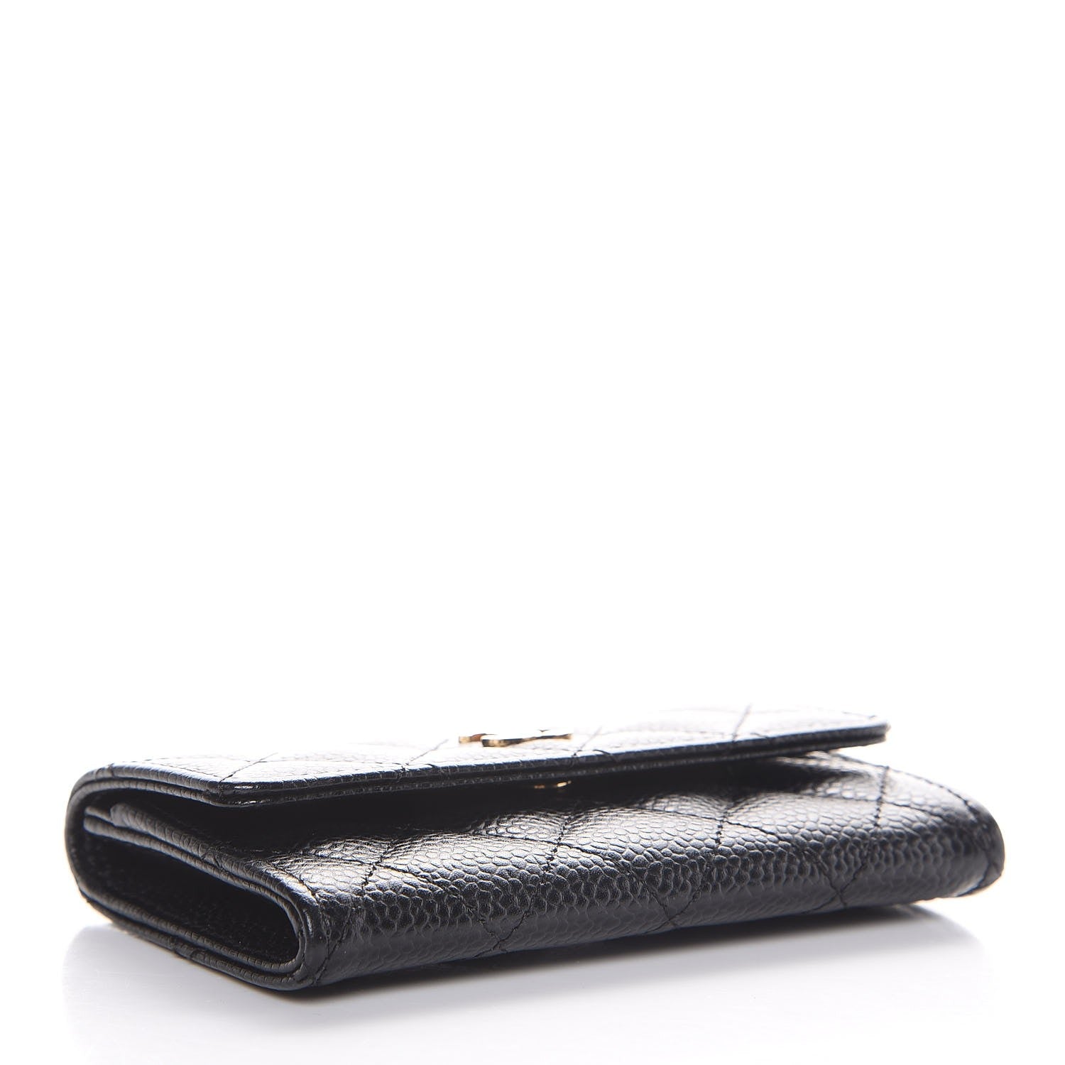 Chanel Caviar Quilted Flap Card Holder Black 4 of 9