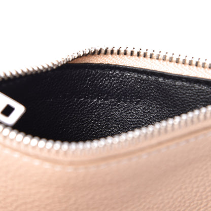 Saint Laurent Grained Calfskin 5 Fragments Zip Pouch Card Holder Nude 8 of 8
