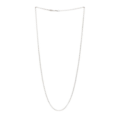 Chrome Hearts Sterling Silver Roll Chain Necklace 22" 3 of 5