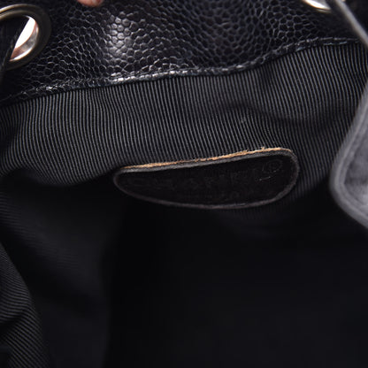 Chanel Caviar Drawstring Shoulder Bag Black 8 of 20