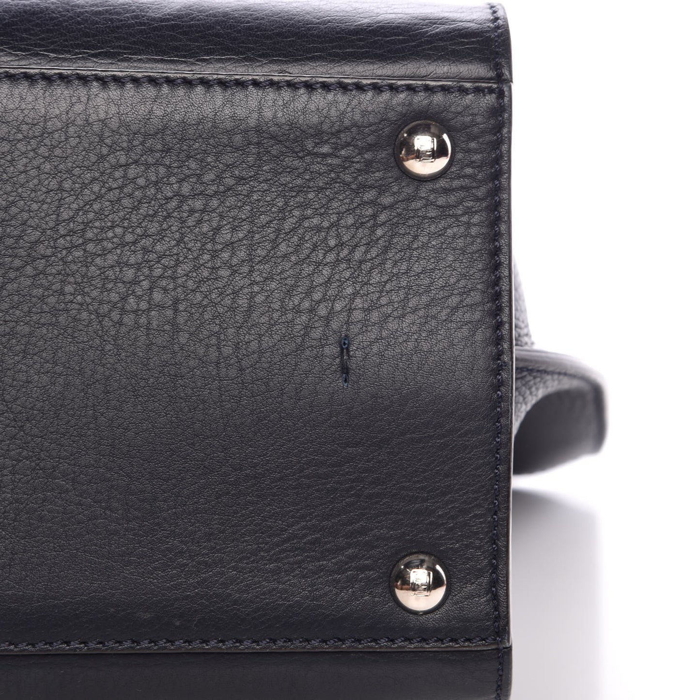 Vitello Dolce Marmol Shiny Nappa Petite 3Jours Tote Blue Notte