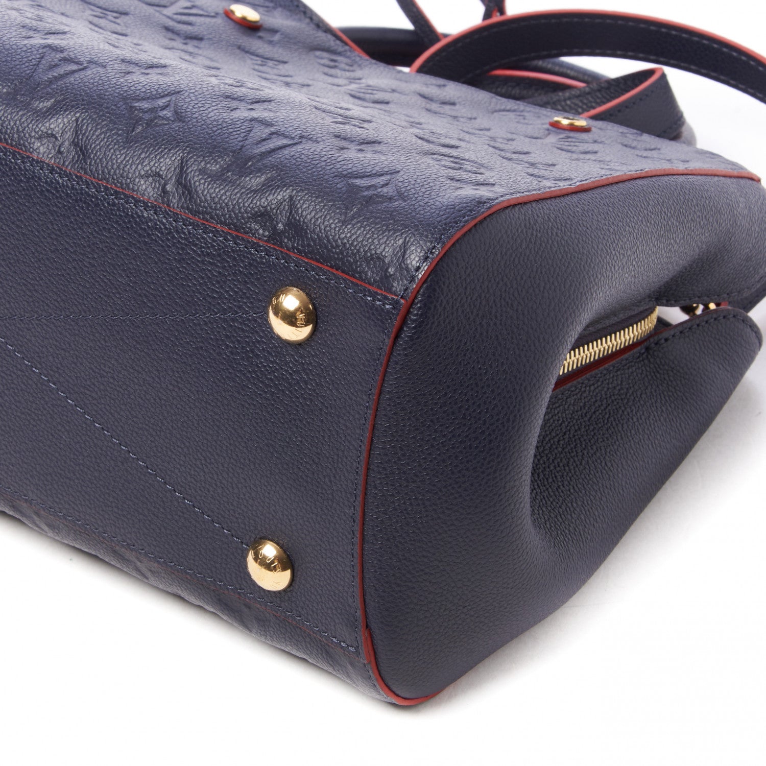 Louis Vuitton Empreinte Montaigne MM Marine Rouge 5 of 8