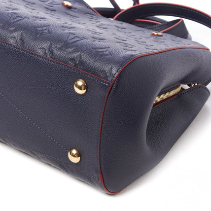 Louis Vuitton Empreinte Montaigne MM Marine Rouge 5 of 8