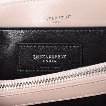 Saint Laurent Calfskin Y Quilted Monogram Small Loulou Chain Satchel Rose Antic 6 of 7