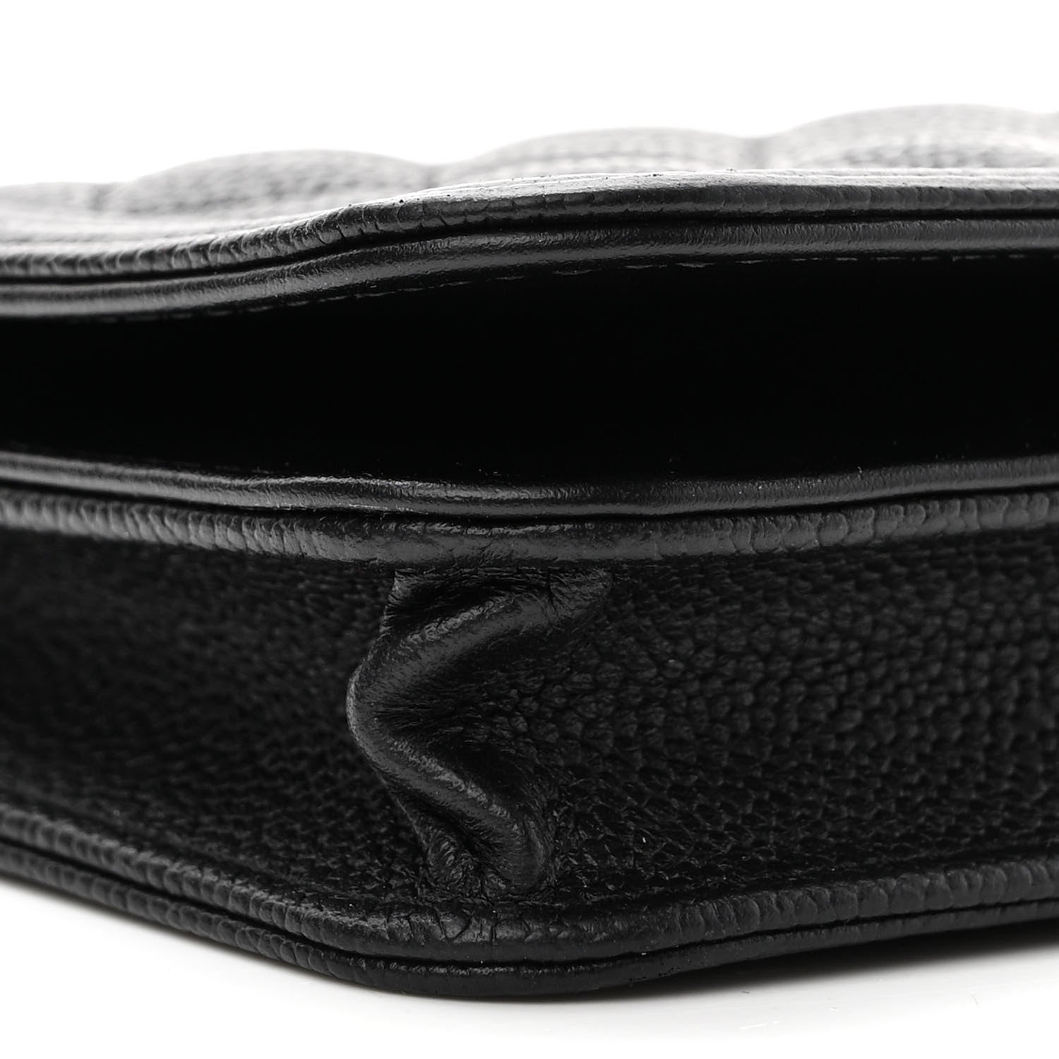 Chanel Caviar Quilted Boy Clutch With Chain Black 11 of 12