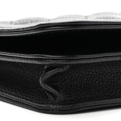 Chanel Caviar Quilted Boy Clutch With Chain Black 11 of 12