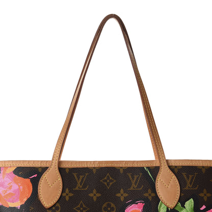 Louis Vuitton Monogram Roses Neverfull MM 17 of 17