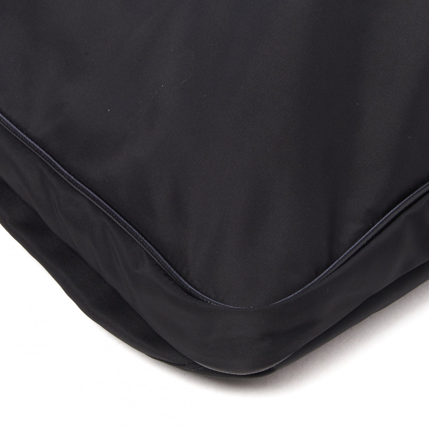 Prada Tessuto Nylon Saffiano Messenger Bag Black 6 of 8