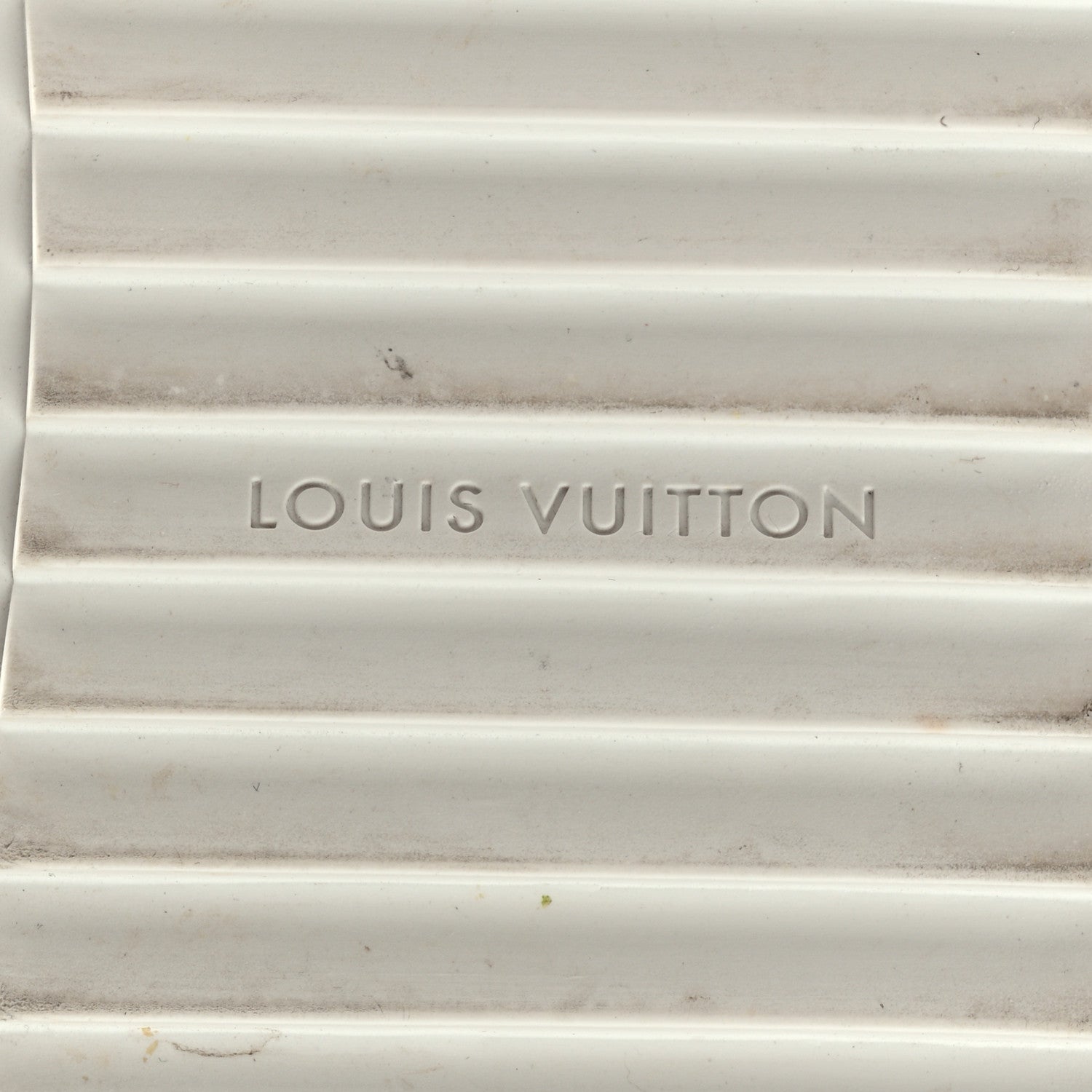Louis Vuitton Calfskin Monogram Debossed Time Out Sneakers 38 Black 5 of 10