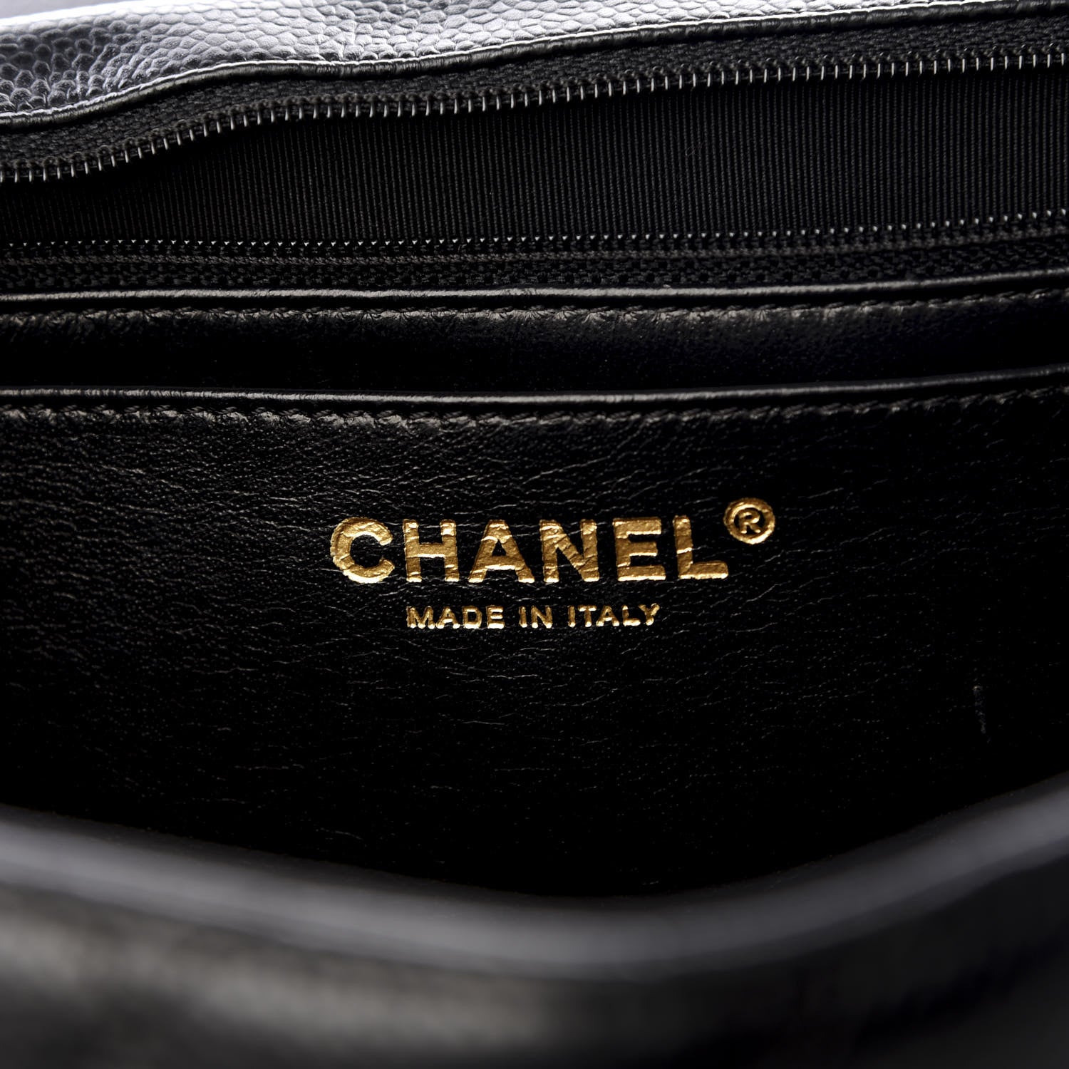 Chanel Caviar Quilted Jumbo Single Flap Black 7 of 7