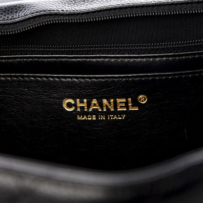 Chanel Caviar Quilted Jumbo Single Flap Black 7 of 7