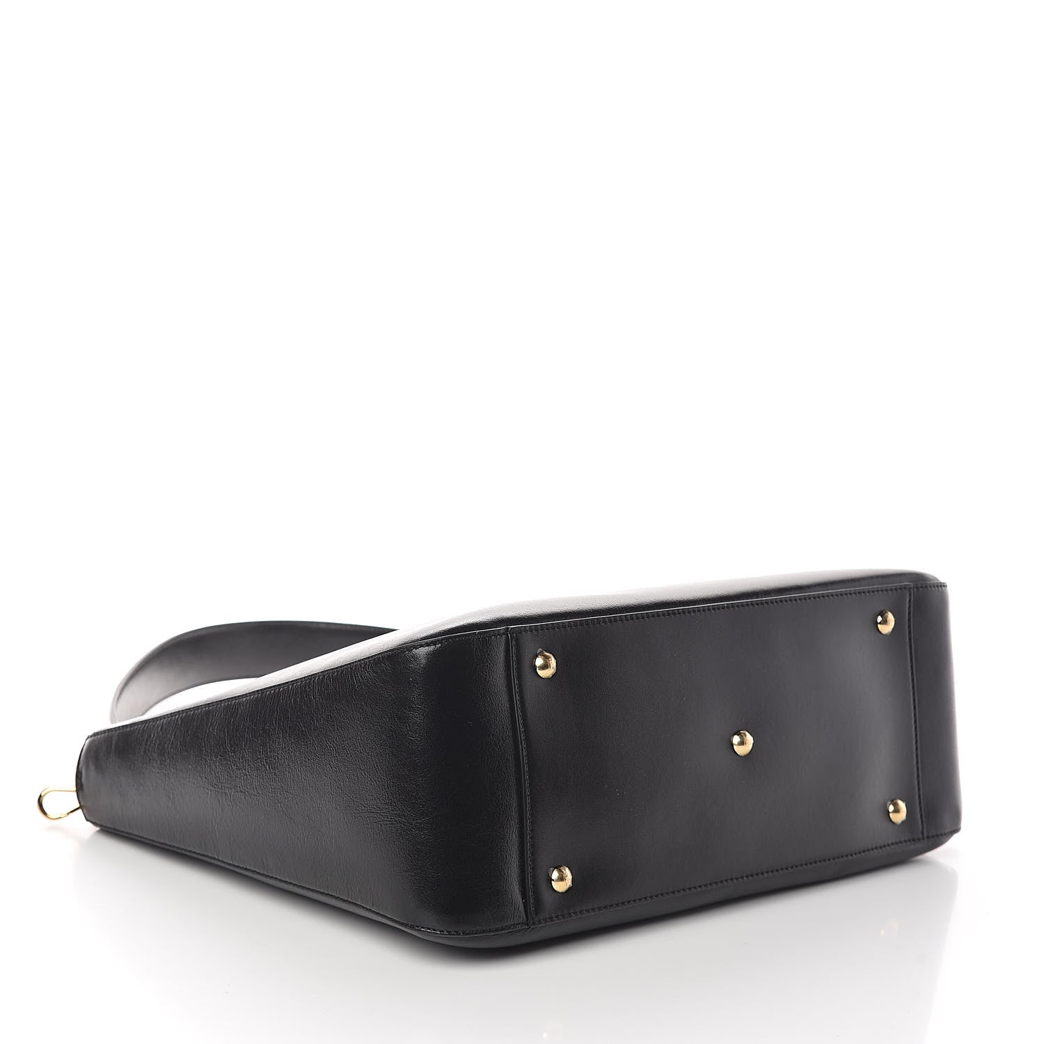 Fendi Vitello Glacier Medium FF Tote Black 4 of 8