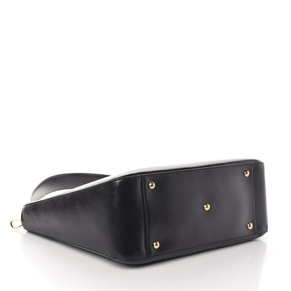 Fendi Vitello Glacier Medium FF Tote Black 4 of 8