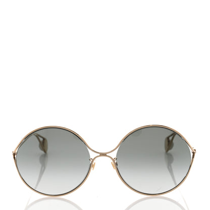Gucci Metal Round Pearl Tip Sunglasses GG0253S Gold 2 of 8